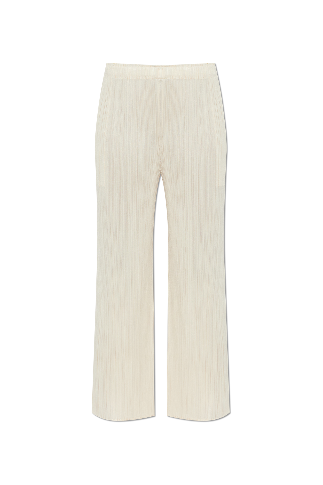 Cream Pleated trousers Pleats Please Issey Miyake - Vitkac France